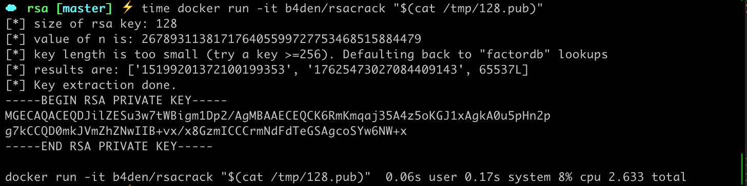 RSA Encryption Toolbox - Experimental Utilities For Deriving Private Keys From Public Keys